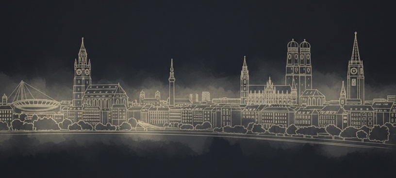 Panorama von München